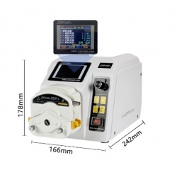 Laboratoryjna pompa perystaltycz BT300CA z głowicą 153YX o wydajności 0-1340ml/min